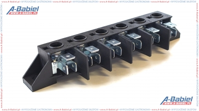 Listwa zaciskowa 6-polowa 40A 450V podł. ø6mm² / F6.3 - C00052003