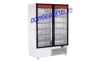 Szafa chłodnicza przeszklona dwudrzwiowa 120cm SCh-S 1200