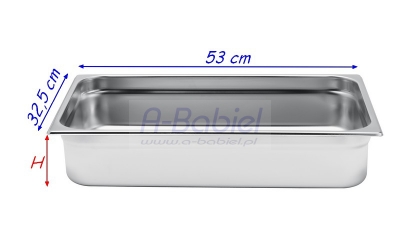 Pojemnik GN 1/1-200 stalowy ECO - W PROMOCJI NAJTANIEJ !!!